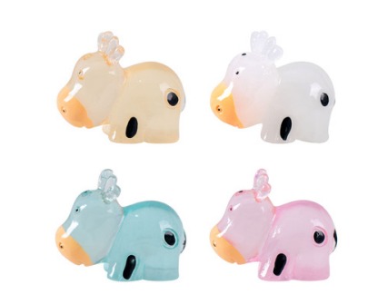 Mini Glow Sitting Cow Miniature - Back Garden Nursery