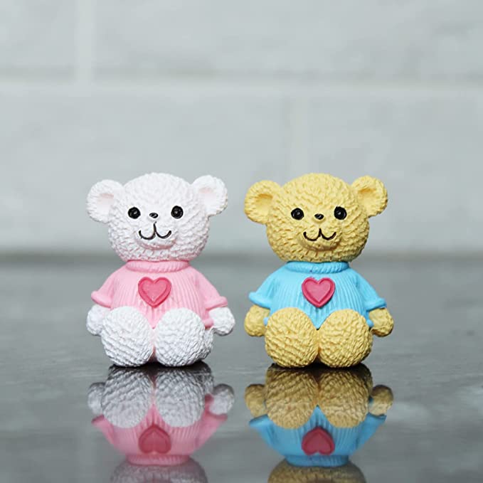 Gracious Teddy Bear Landscape Decor (Set of 2) - Back Garden Nursery