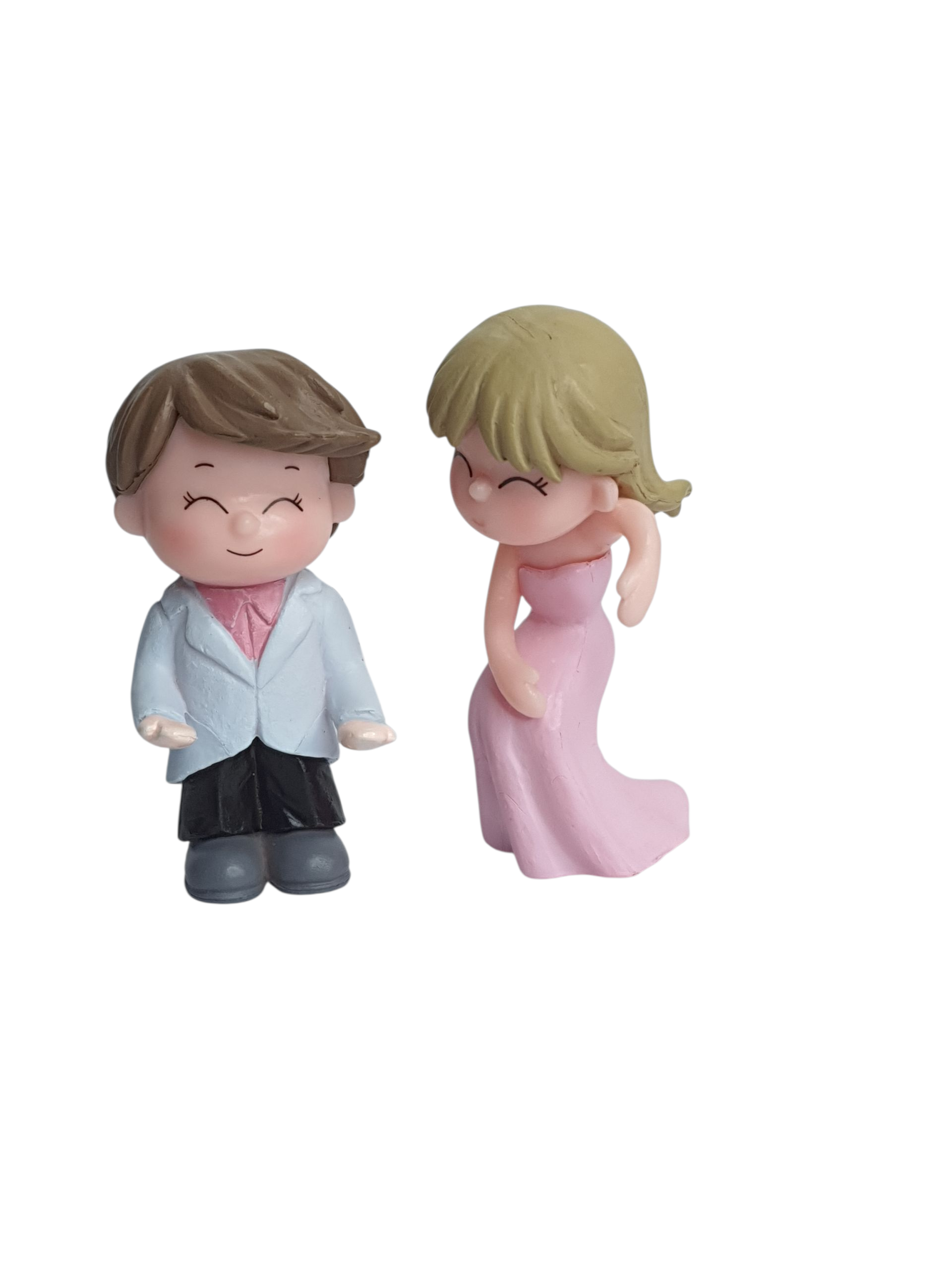 Cute Couple Miniature Decor for Home & Garden | Romantic Figurine | Back Garden Nursery
