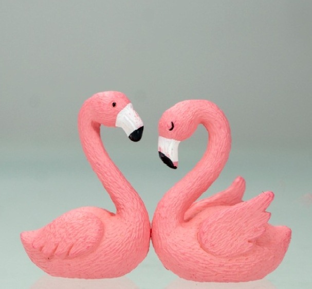 Mini Pink Swan Animal Fairy Garden Toy 1 Pc - Back Garden Nursery