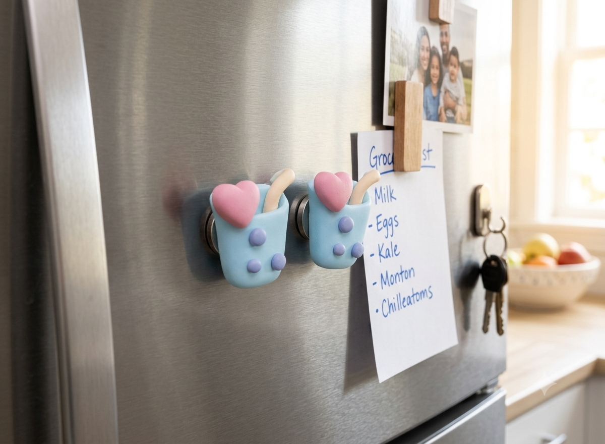 The Adorable Boba Duo Magnets