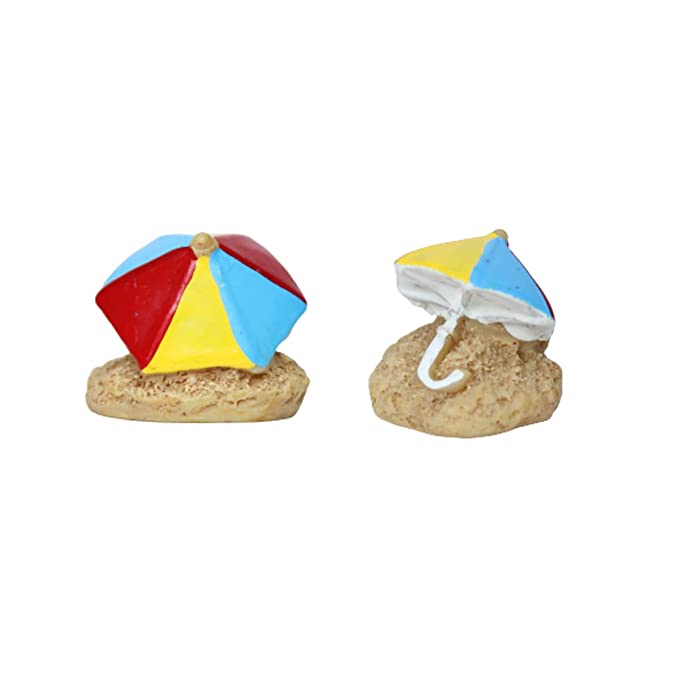 Resin Umbrella Miniature Toy (Set of 2) - Back Garden Nursery