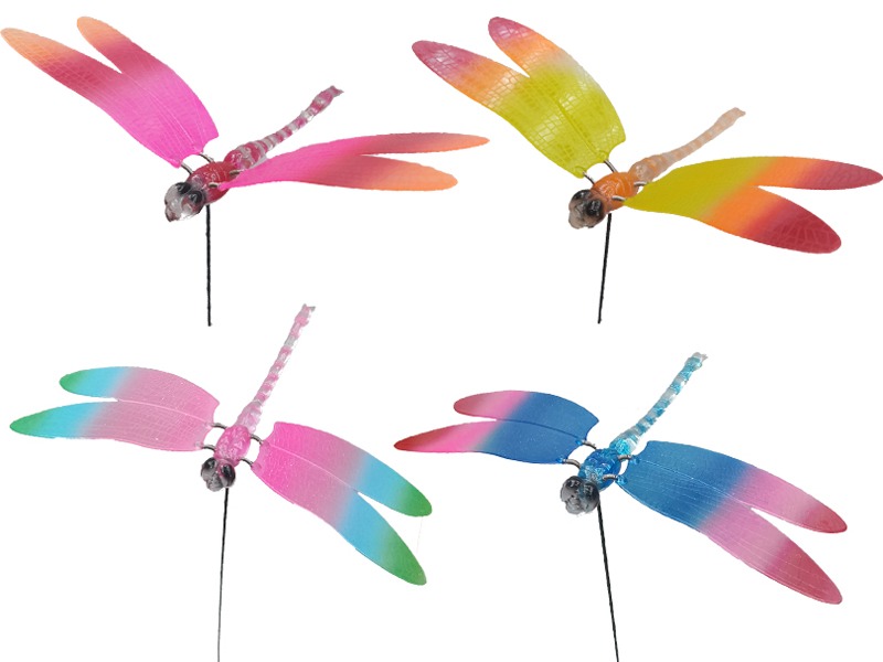 Dragonfly Garden Stake - Set of 4 - Back Garden Nursery