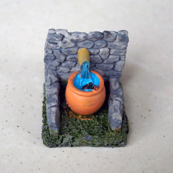 Miniature Tube Well Fairy Garden Ornament - Back Garden Nursery