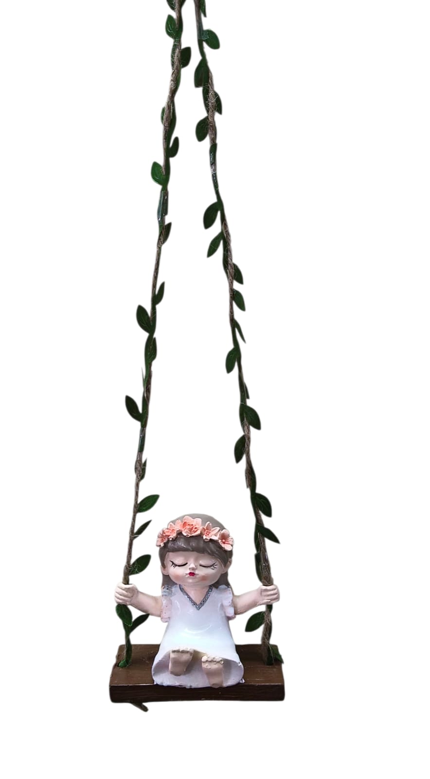 Hanging Girl on Swing Decorative Hanging - Back Garden Nursery