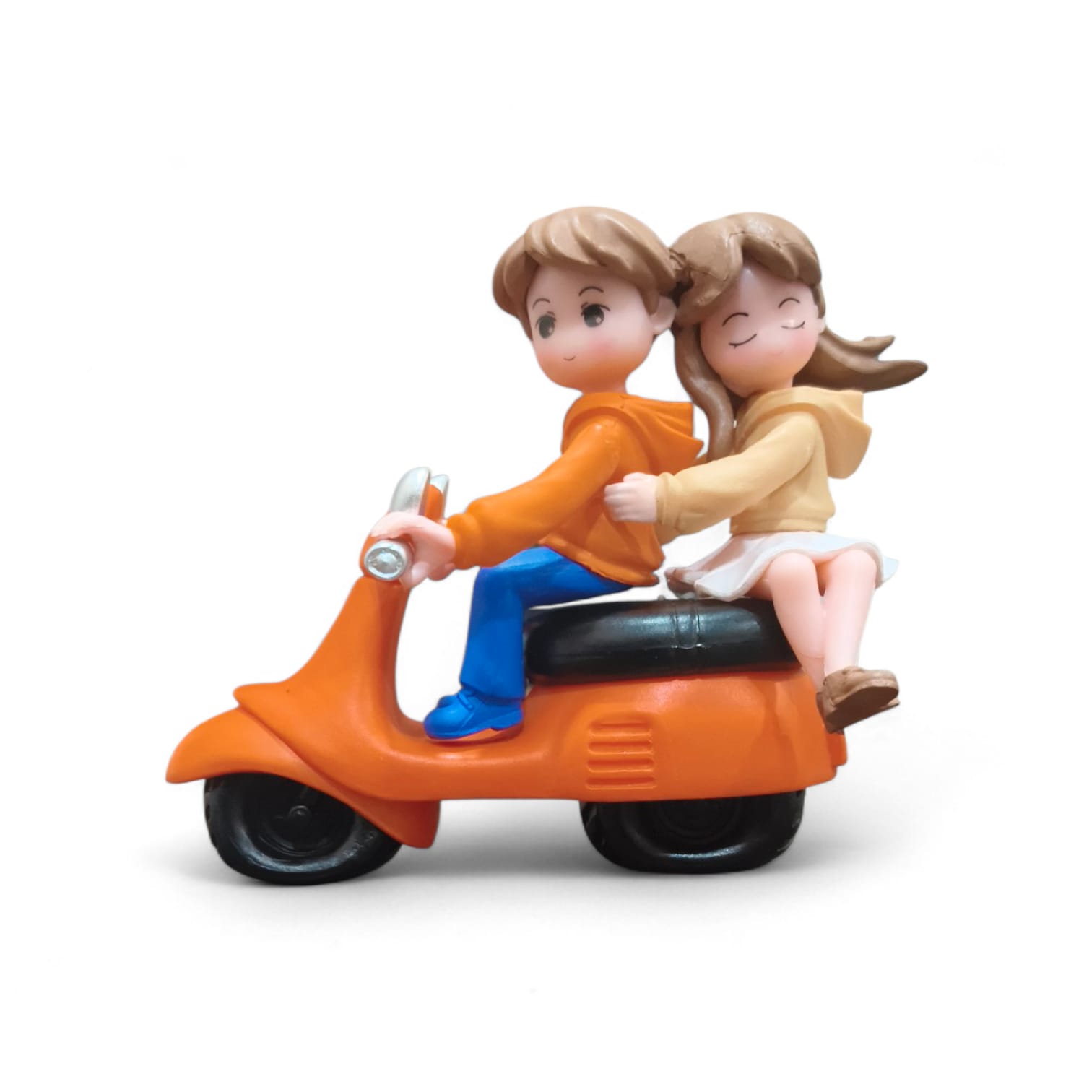 Cute Couple Scooter Miniature - Couple Miniature - Back Garden Nursery