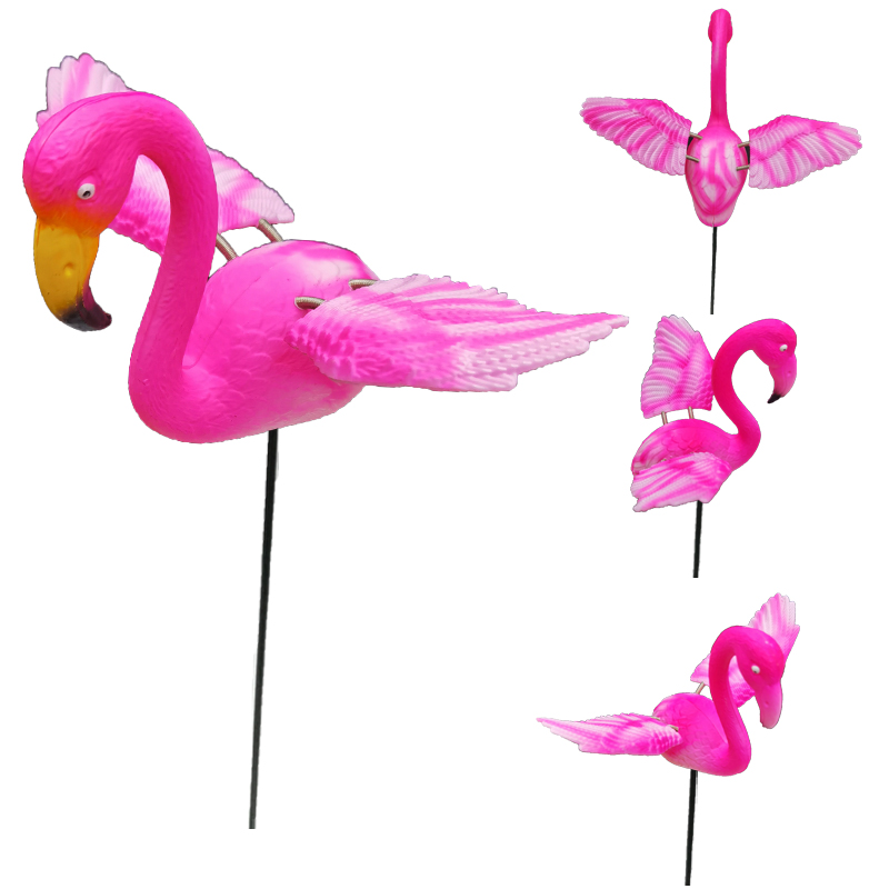Flamingo Wings Stake- Garden Decor - Back Garden Nursery