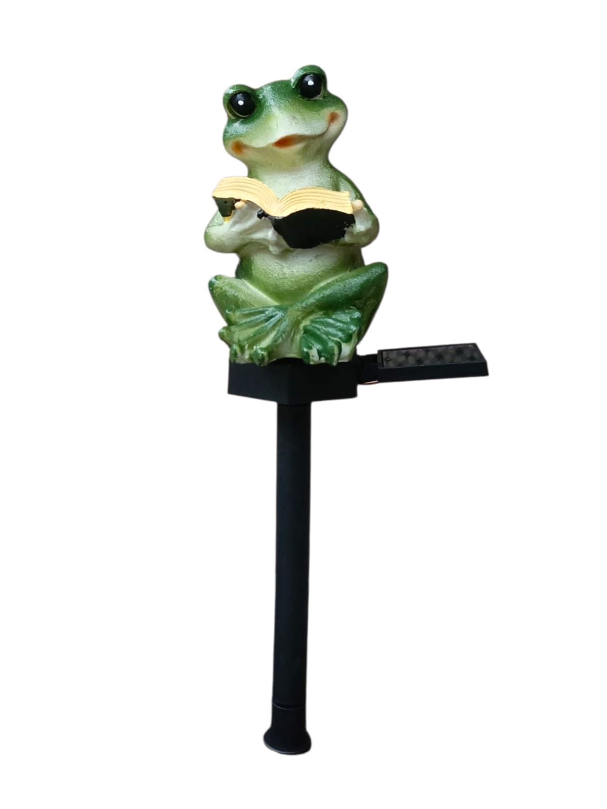 Solar LED Reading Frog Garden Light - Back Garden Nursery