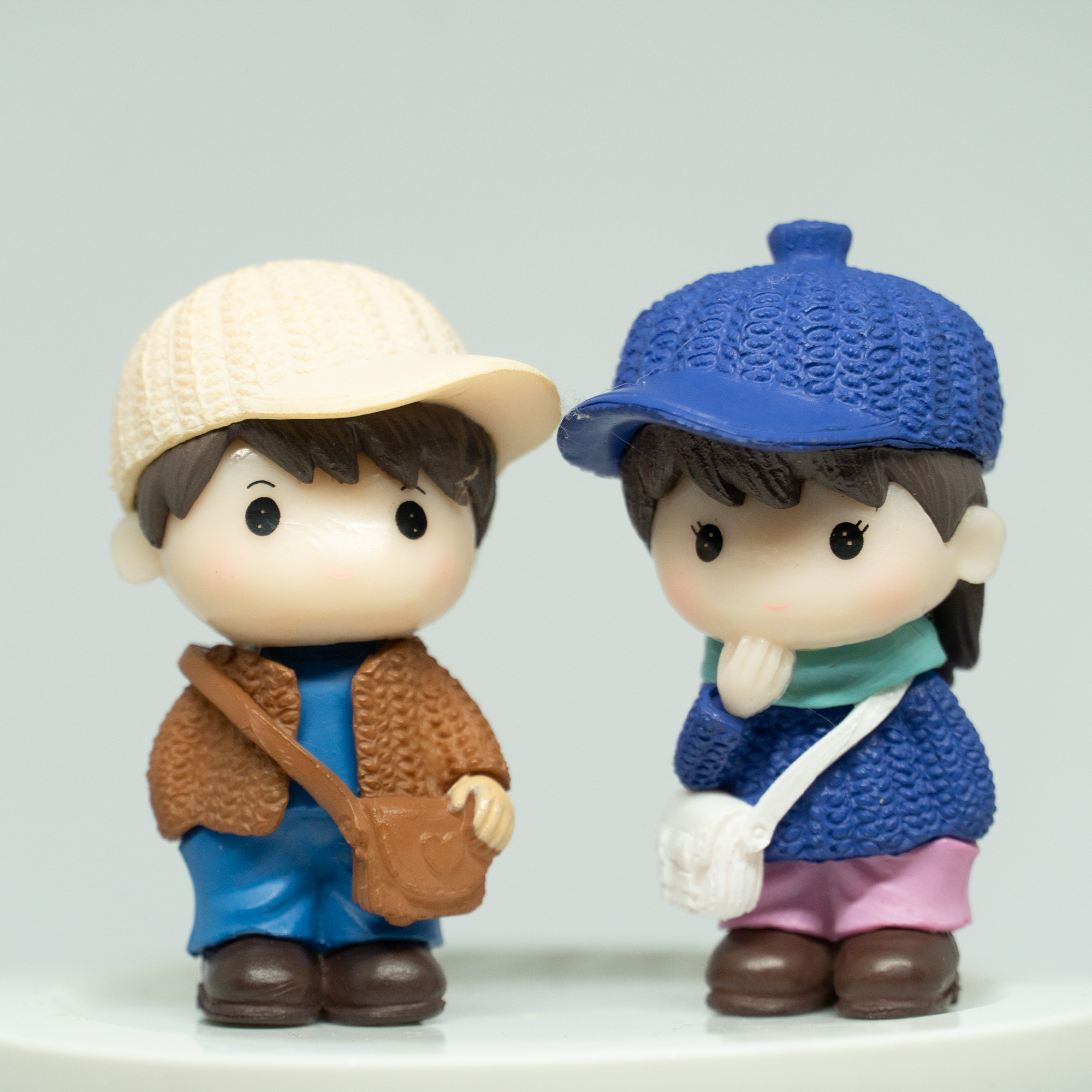 Couple Miniature Boy Girl Fairy Garden Toy - Back Garden Nursery