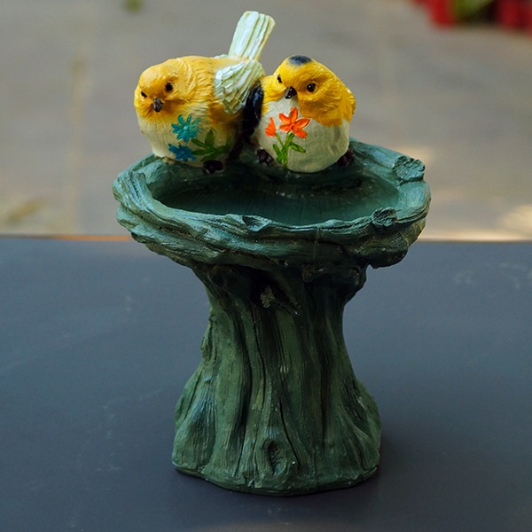 Bird Feeder with Two Birds