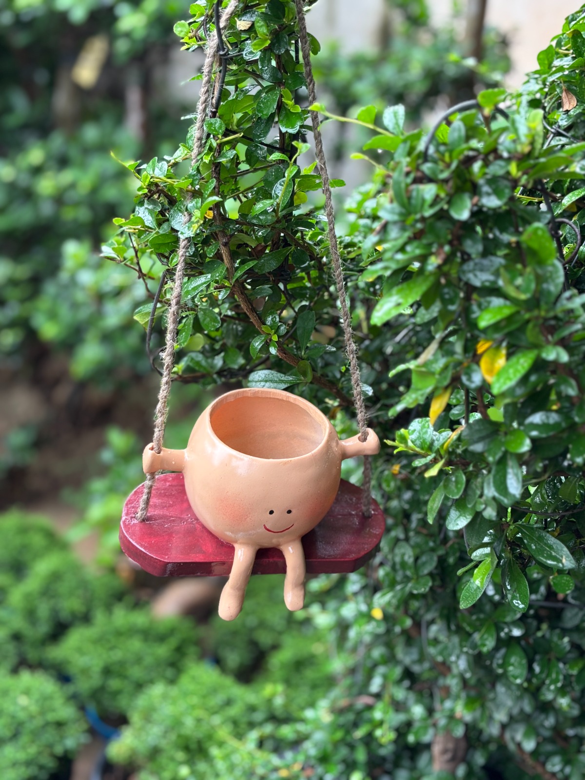 Hanging Pot / Garden Decor Item / Back Garden Nursery