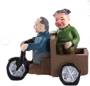 Grandparent on Cart Miniature - Back Garden Nursery