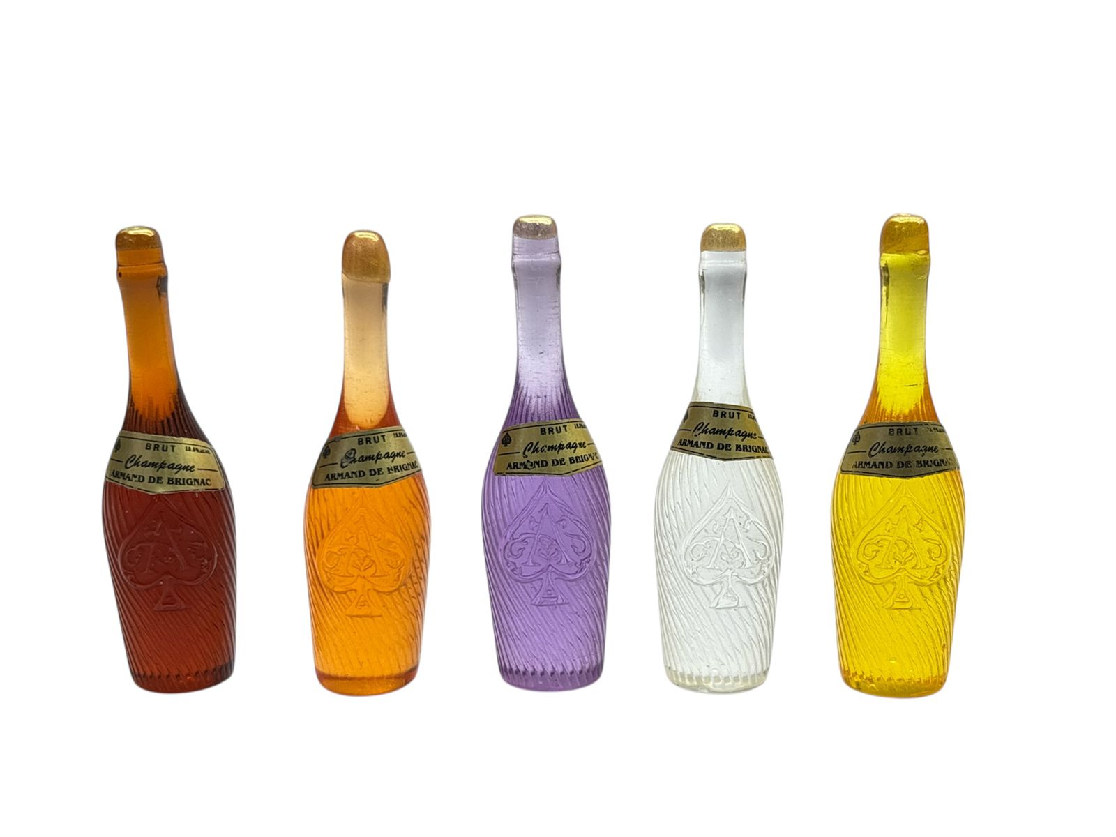 Decorative Champagne Bottle Miniature for Crafts & Display - Back Garden Nursery