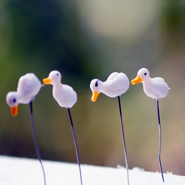 Pin Toys (Albatrosses) Pot Decoration Accessories set of 4 - Back Garden Nursery