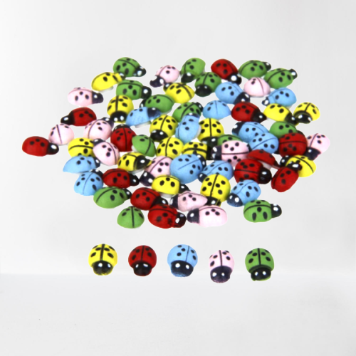 Lady Bugs Garden Ornaments Set of 10 - Back Garden Nursery