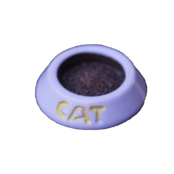 Mini Cat Feeder Fairy Garden Ornament - Back Garden Nursery