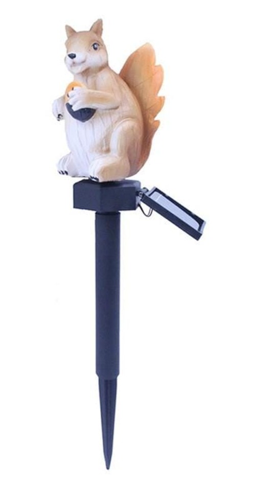 Solar LED Squirrel Garden Light - Back Garden Nursery