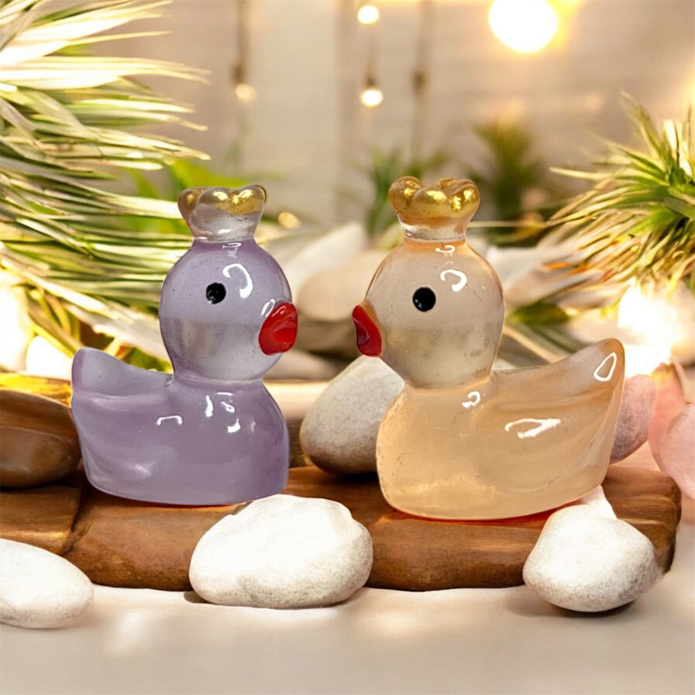 Mini Glow Queen Duck  Set- Colourful Glow In Dark- Back Garden Nursery