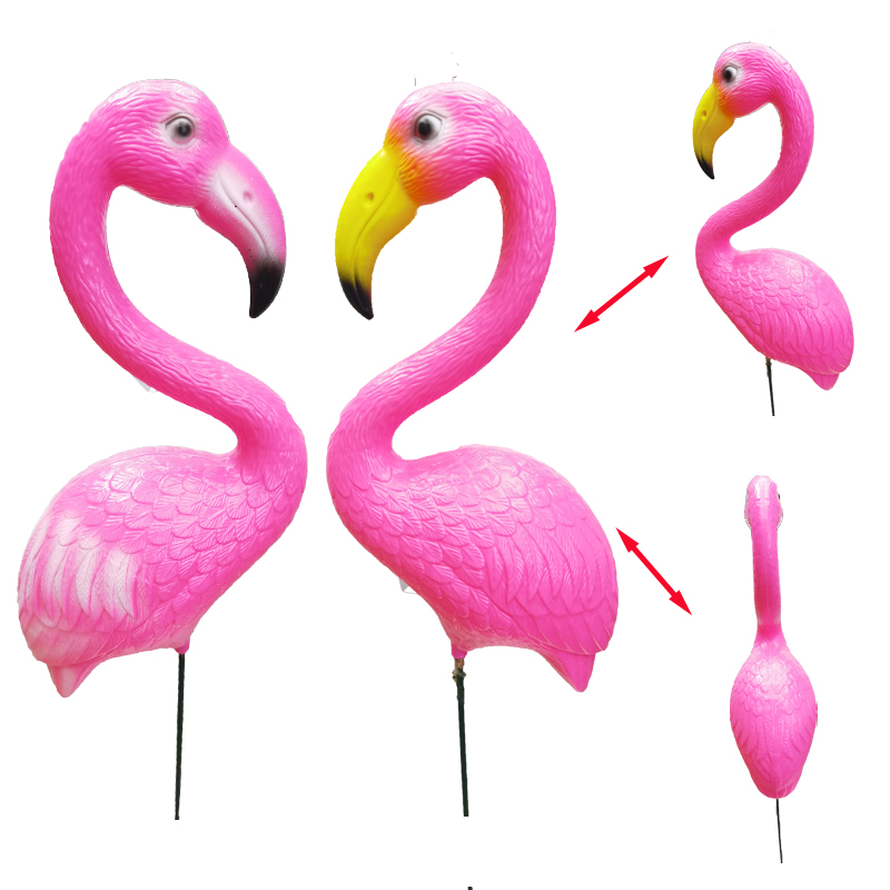 Big Flamingo Stake- Garden Decor - Back Garden Nursery