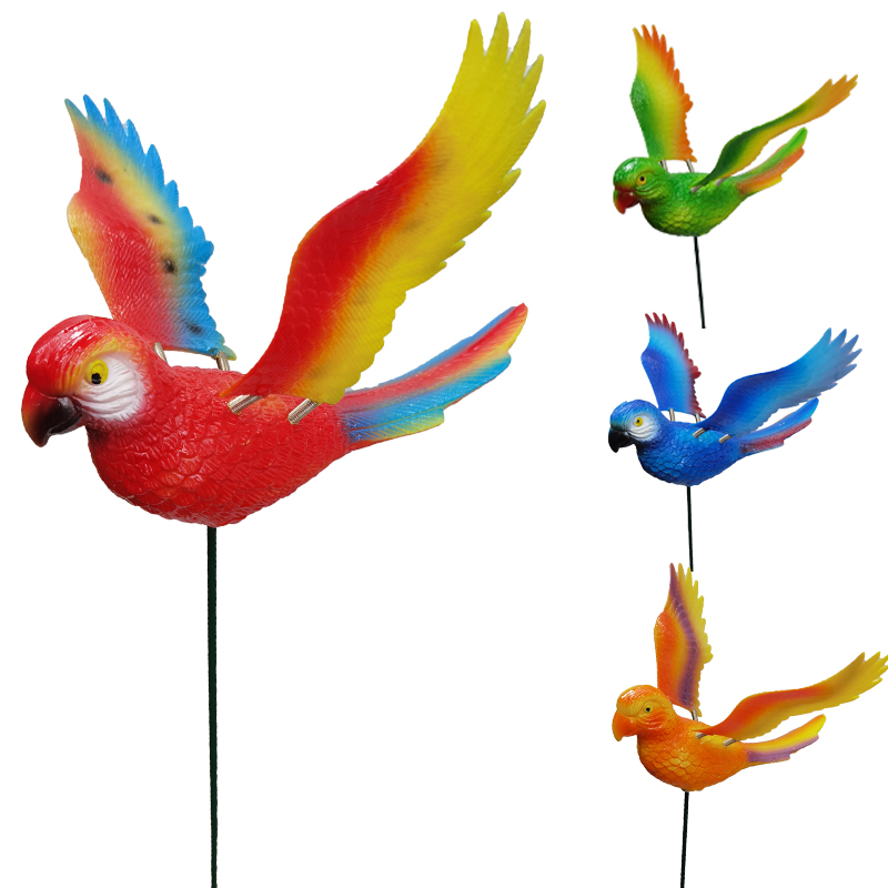 Flying Parrot Garden Stake (Set of 4) - Back Garden Nursery