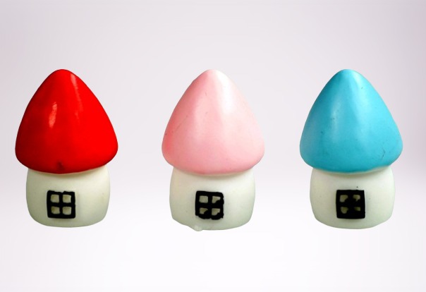 Miniature Big Mushroom House Fairy Garden 1 pc - Back Garden Nursery