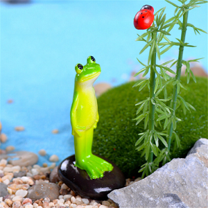Miniature Standing Frog Garden Toy - Back Garden Nursery