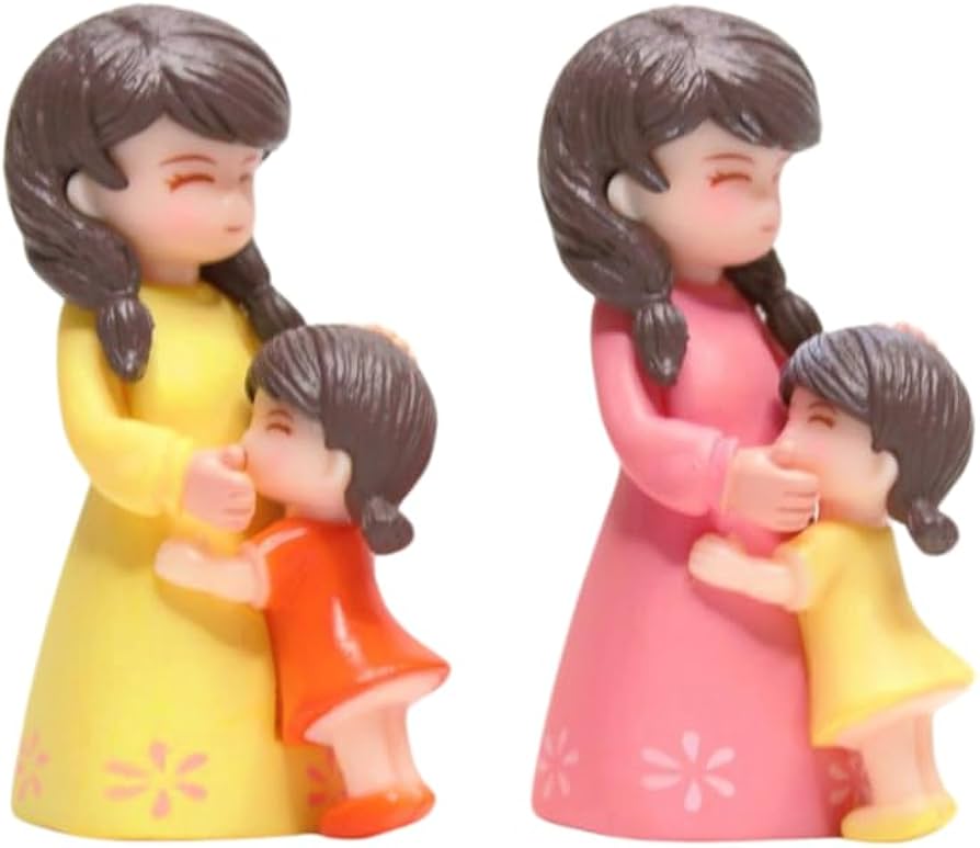 Baby Mother Set Miniatures- Back garden Nursery