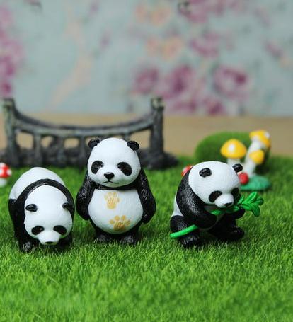 Cute Baby Panda Playing in Garden  - Back Garden Nursery