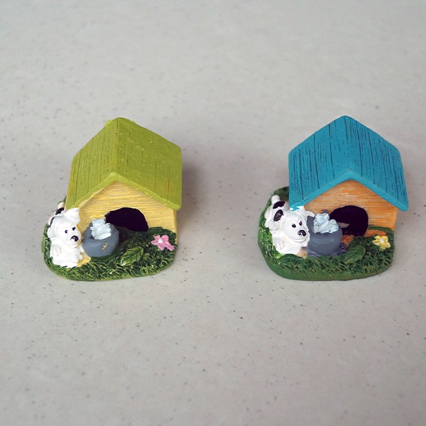 Mini Fidget Hut with Dog Fairy Garden Toy 1Pc - Back Garden Nursery