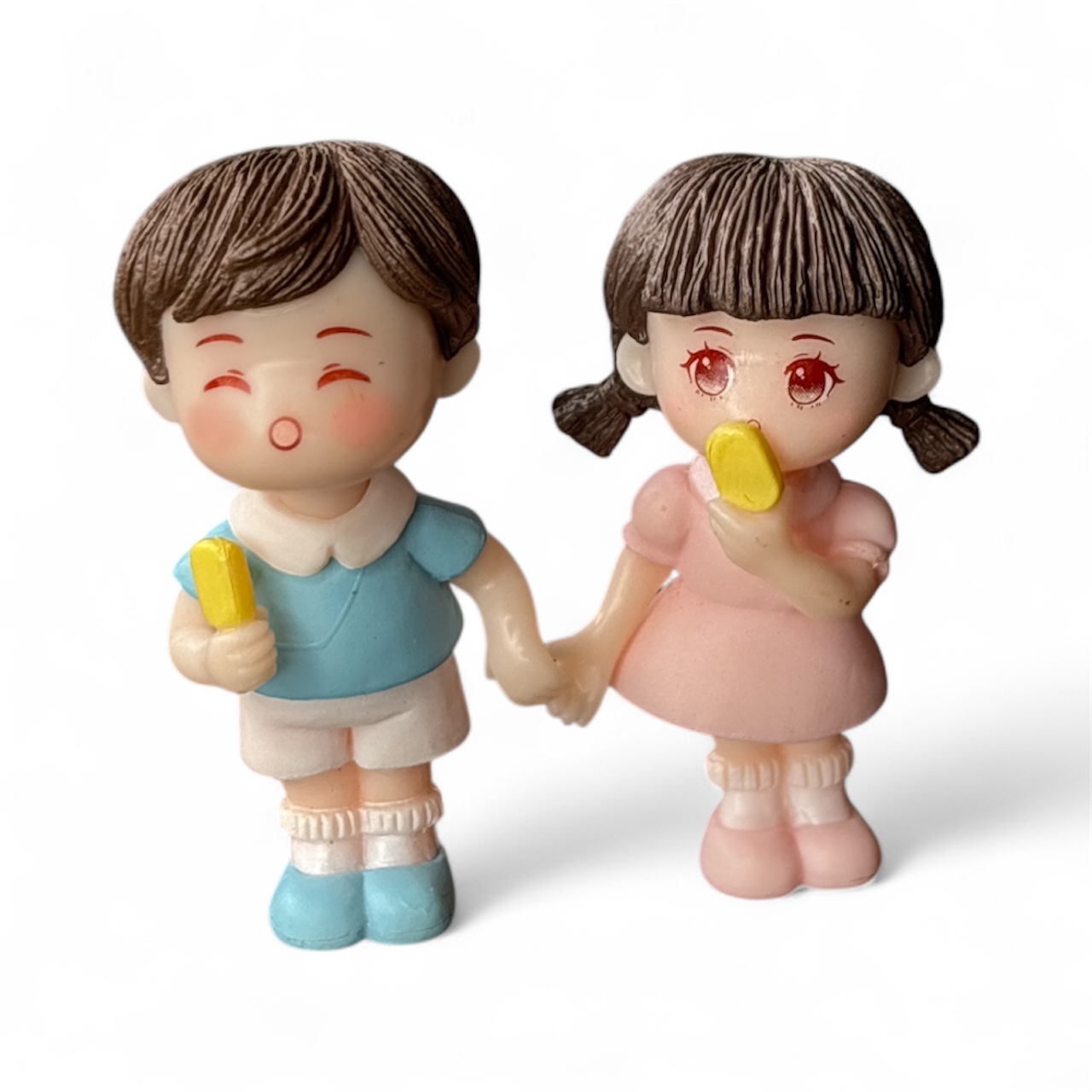 Children with Ice Cream cute Miniatures- Back Garden Nursery