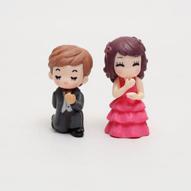 Cute Wedding Couple Fairy Miniature Garden Toy - Back Garden Nursery