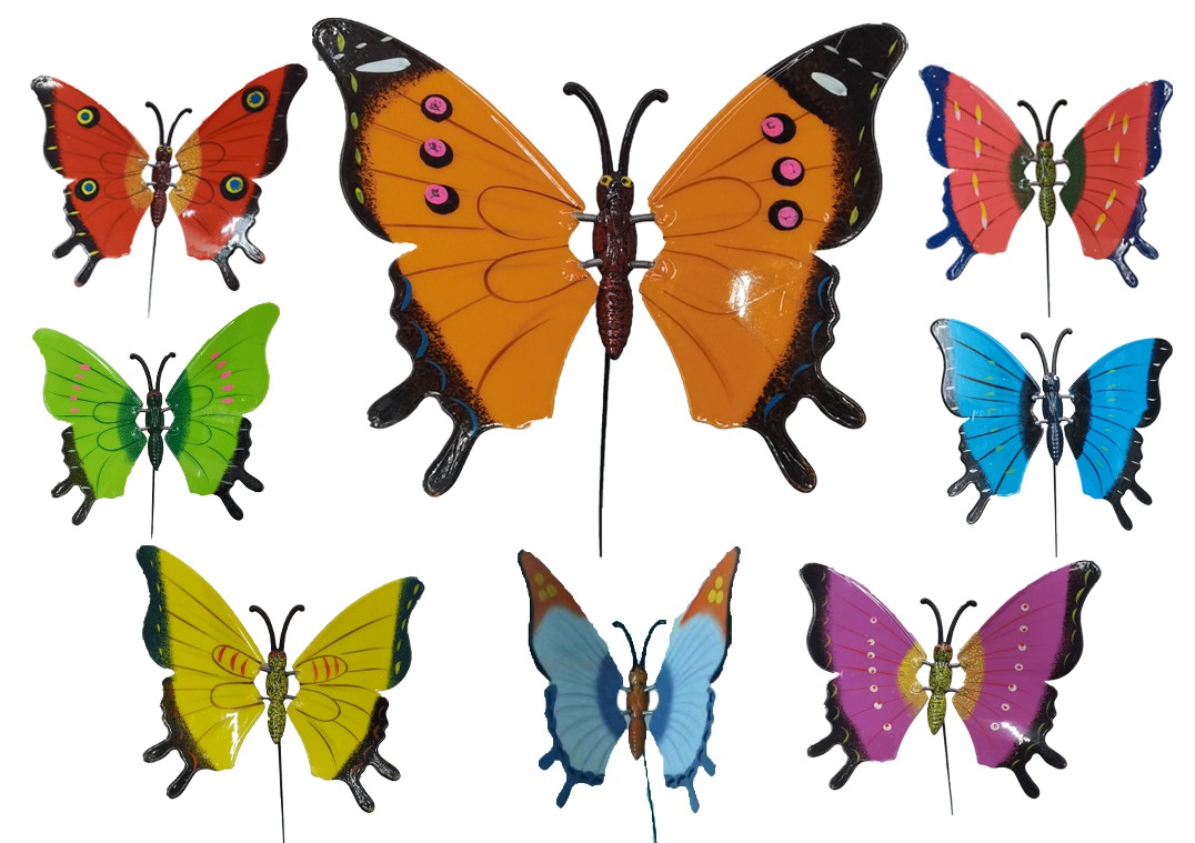 Butterfly Garden Stake - Set of 4 - Back Garden Nursery
