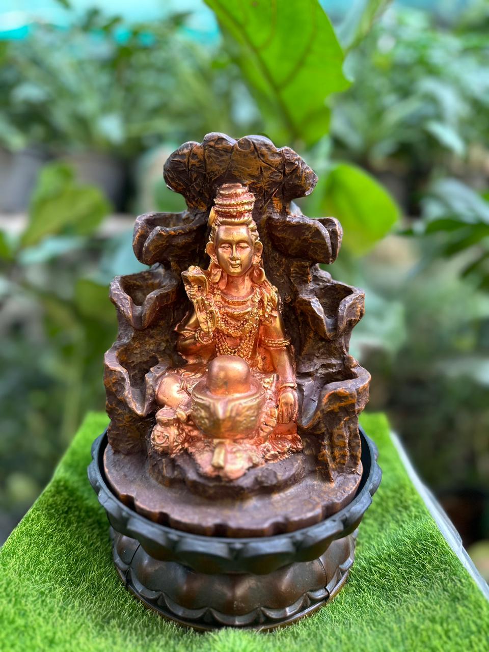 11" inch SHIVJI Tabletop Waterfall Fountain Indoor Decoration Perfect for home and garden decor, Great for Gifts.