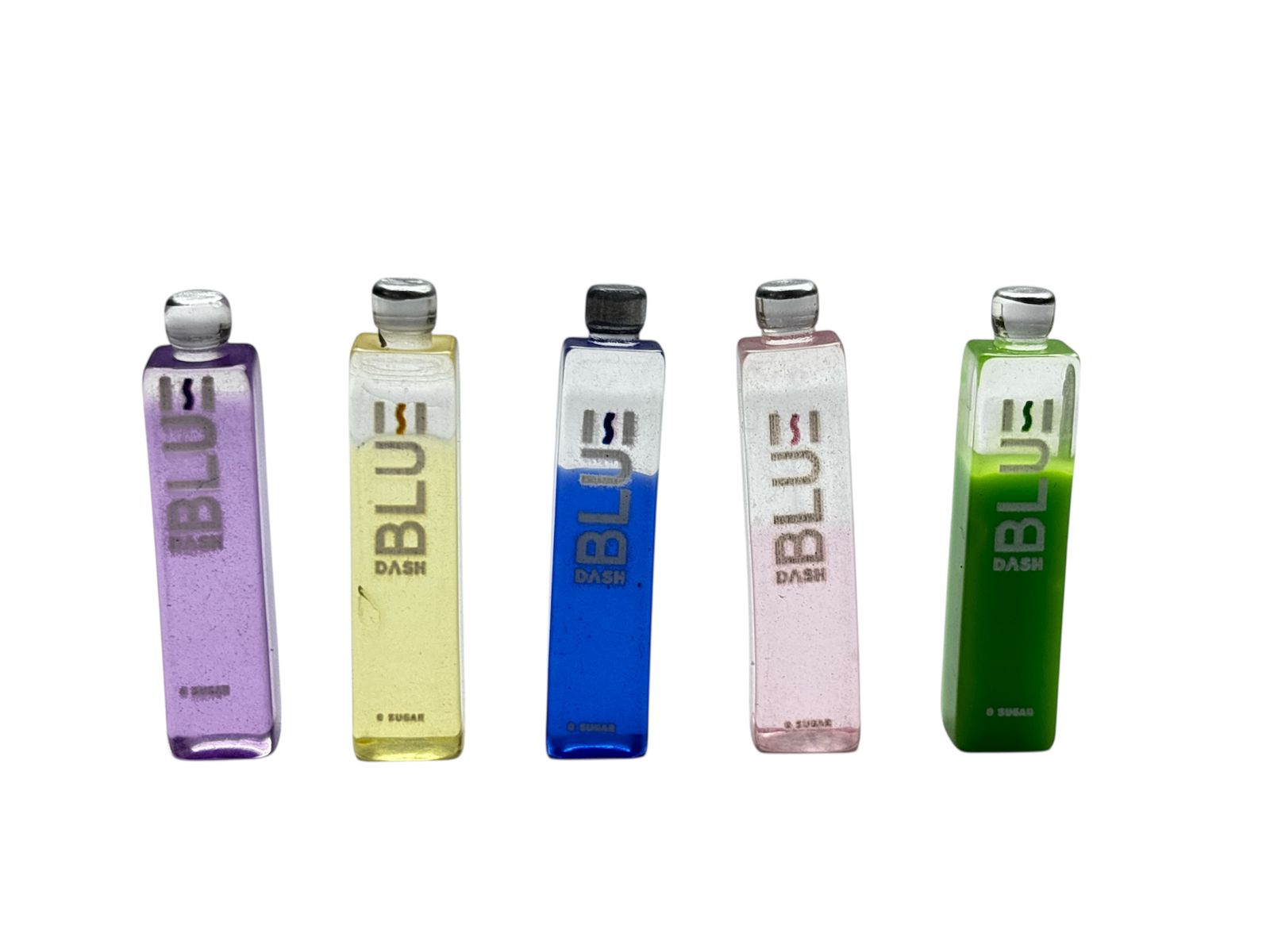 Blue Water Bottle Miniature for Crafts & Decorative Display - Back Garden Nursery