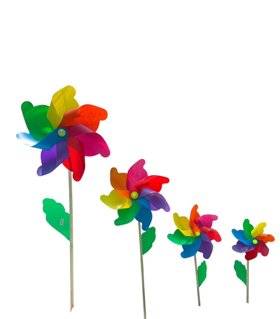 (B) Flower Windmill - Decorative Garden Ornament- Back Garden Nursery