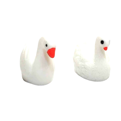 Mini Swan RN Fairy Garden Toy Set of 2 - Back Garden Nursery