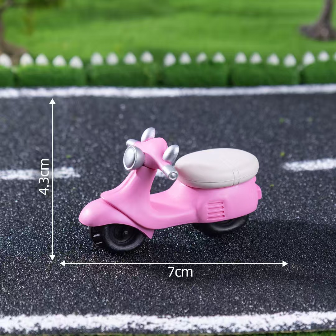 Scooter Miniature Decorative Figurine - Back Graden Nursery