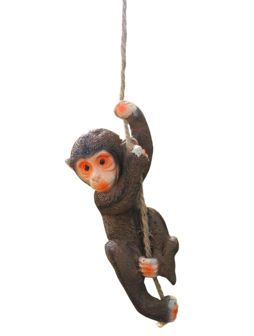 Hanging Monkey Miniature Figurine - Hanging Decor Item - Back Garden Nursery