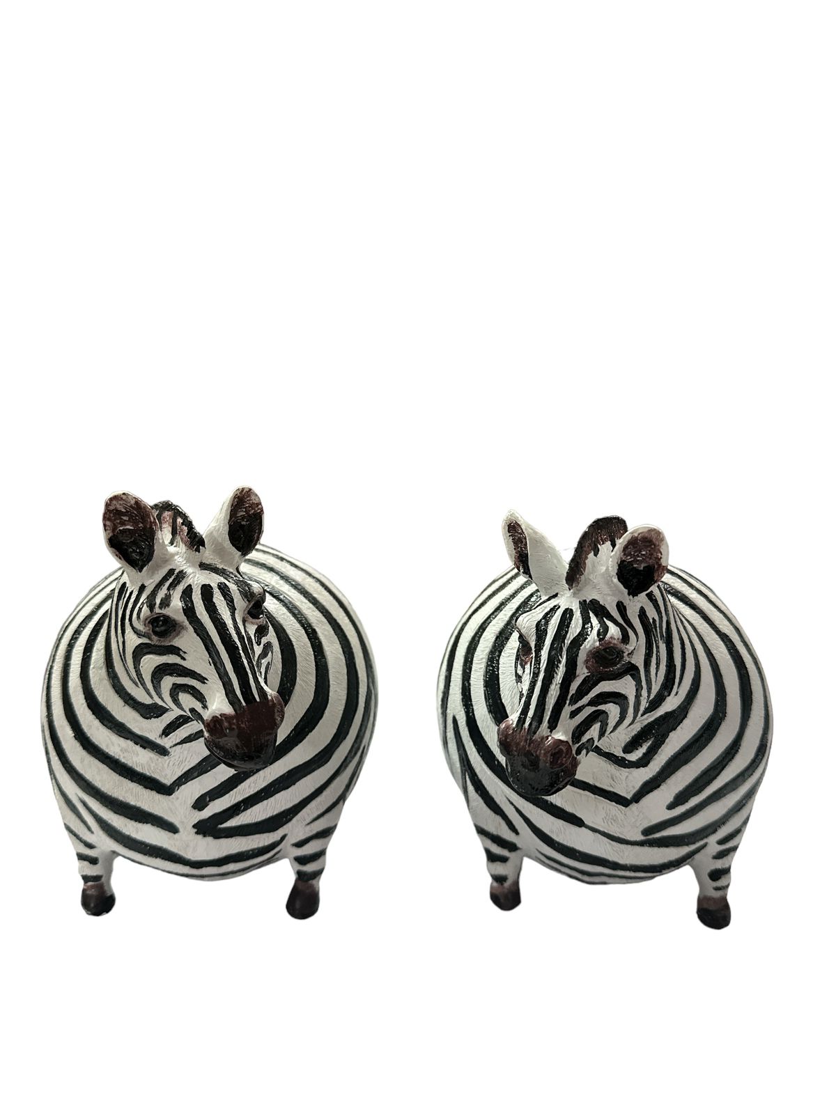 Home Decor Creative Cute Zebra Ornament Collector Animal set of 2 for home and garden decor