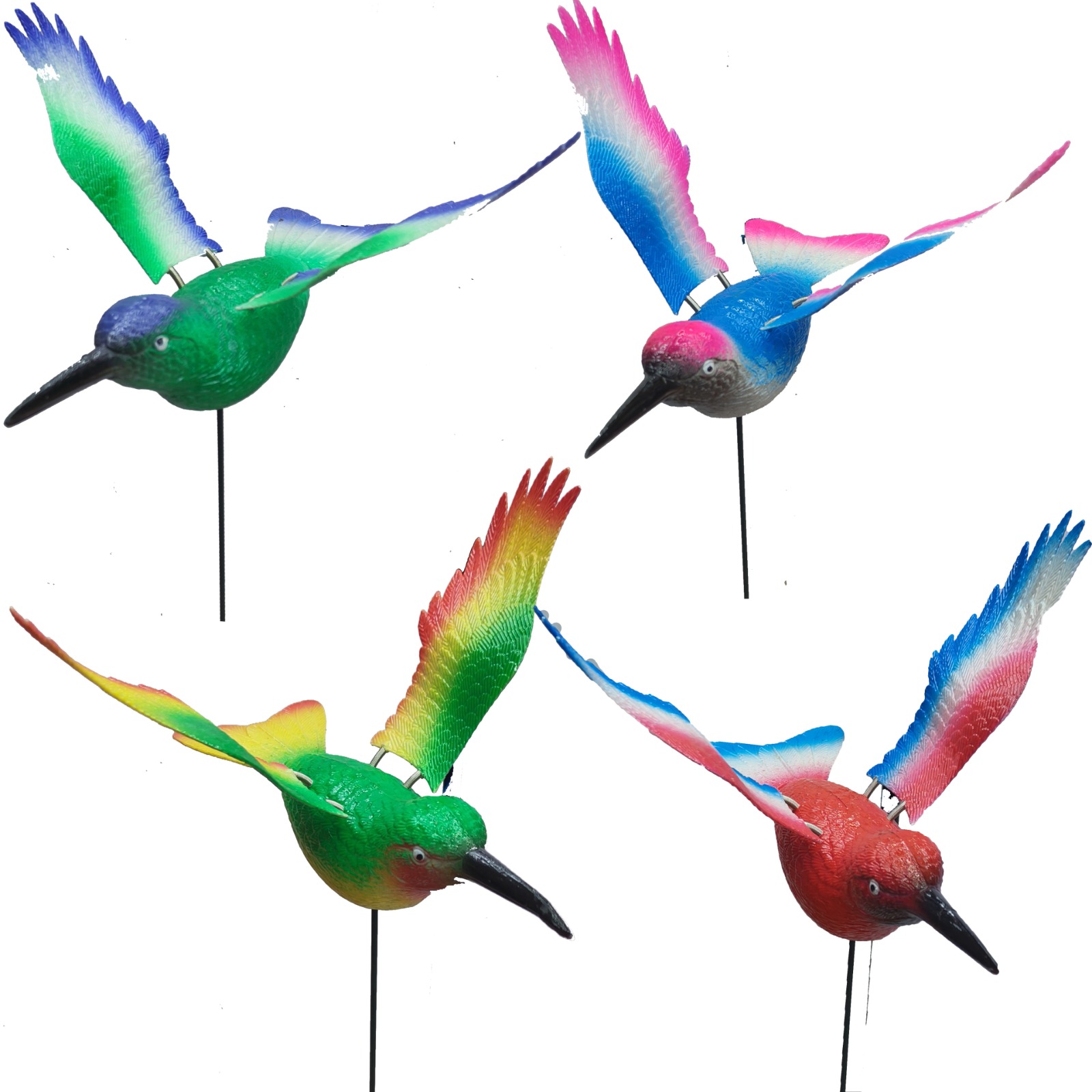 Bird Garden Stake - Set of 4 - Back Garden Nursery