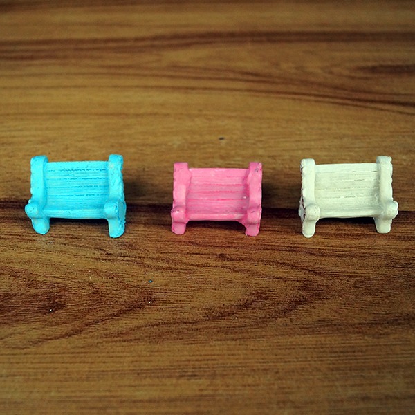 Mini Pop it Bench Fairy Garden Ornament 1 Pc - Back Garden Nursery