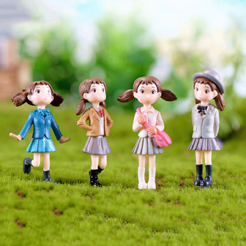 Girl set  Fairy Garden Toys set of 4 - Back Garden Nursery