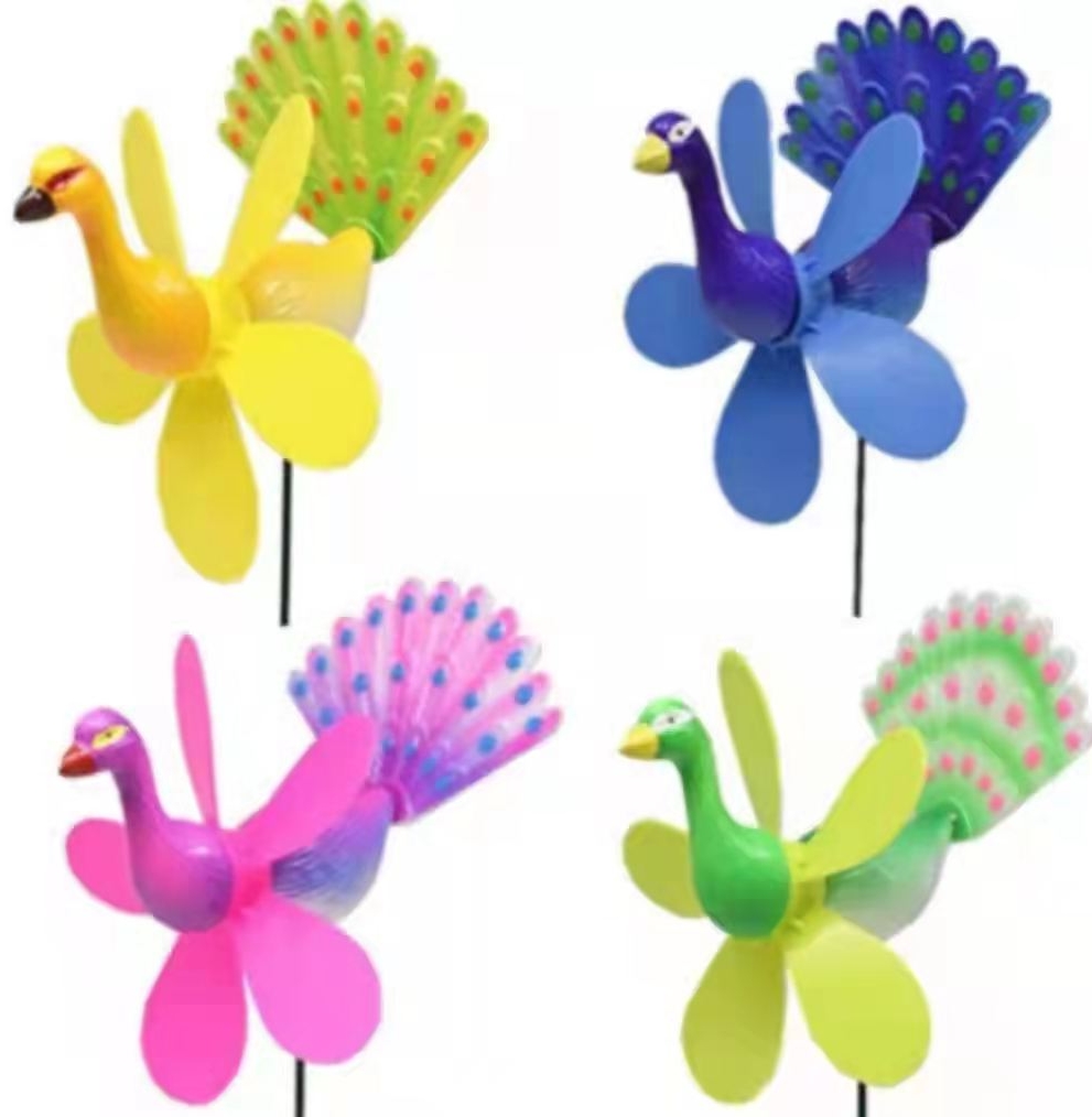 Peacock Stake - Garden Decor- Back Garden Nursery