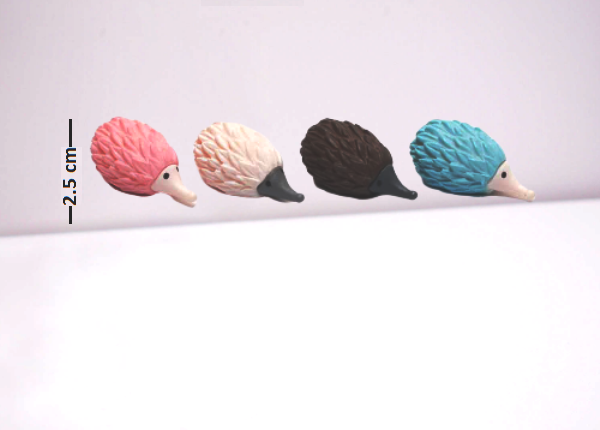 Porcupine C Mini Figurine Set of 4 - Back Garden Nursery